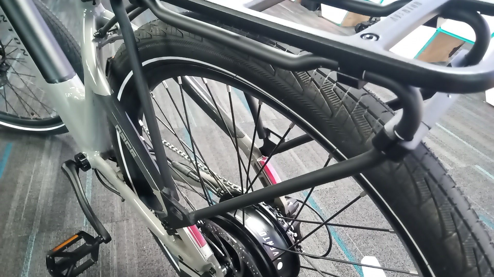 Existing bike rack — unedited