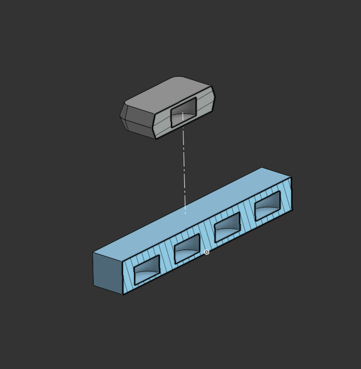 Simple magnet spacing test block diagram