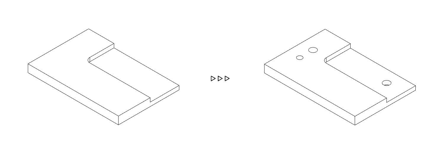 Operation 2 — bore holes